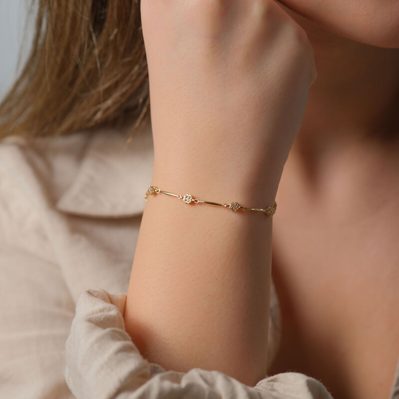 Papatya Işıltısı Bileklik